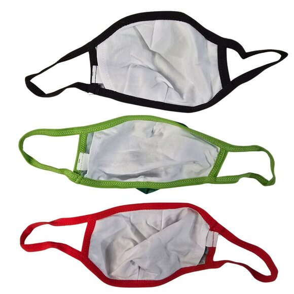 Minecraft Kids Face Masks 3 Pack Reusable Washable Polyester Cotton Children NEW - Picture 3 of 11